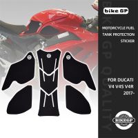 BIKE GP Motorcycle Anti Slip Fuel Tank Pad Sticker Protector For Ducati V4 V4S V4R 2017-ON Accessorie