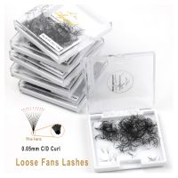 【cw】 AGUUD Loose Fans Eyelashes Matte Premade Lashes Thin Pointy Base Cilios Russian Volume Extension Trays 【hot】