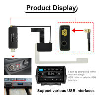 วิทยุดิจิตอล Car DAB Radio Tuner วิทยุ DAB+ ใช้ได้ทั่วไป FM การส่งต่อเสียง DAB เครื่องรับ