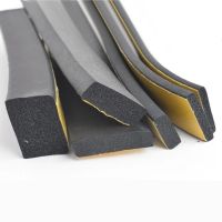 Rubber Self Adhesive Sponge Seal Strip Width10-30mm Thick 2-20mm Single Sided Adhesive EVA Black Hardware Window and Door Tape