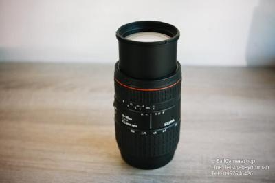 ขายเลนส์มือหมุน Sigma 70-300mm f4-5.6 macro สำหรับใส่กล้อง Sony DSLR ได้ทุกรุ่น Serial 2005408