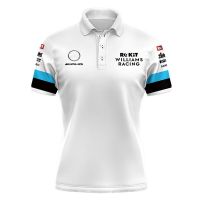 Summer New Shirt F1 Racing Suit Williams Benz Team T Shirt Polo Shirt Men 39;s Lapel Racing Overalls Shirt Women Polos