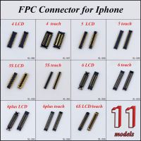 1ชิ้นจอแสดงผลดิจิไทเซอร์จอแอลซีดี/หน้าจอสัมผัสคอนเนคเตอร์ Fpc สำหรับ Iphone 4 4S 5 5S 6 6Plus 6S บนเมนบอร์ดลอจิกบอร์ดเมนบอร์ด