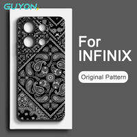 Guyon สำหรับ เสค Infinix Note 30 Pro 30i ร้อน30 Play NFC เคสนิ่มลายดอกไม้มะม่วงหิมพานต์ซิลิโคนเหลวกันกระแทก