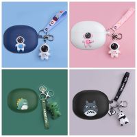 【YF】 Cartoon Astronaut case For SoundPEATS-MiNi Pro Case Cute Animal silicone Bluetooth Earphones Cover fundas