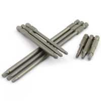 50 100 150mm 9Pcs Long Square Screwdriver Bits Set 1/4 inch Shank Square Head Alloy Steel Magnetic Bit 4.5xR1 5xR2 6xR3