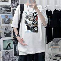 New Manga Hells Paradise Jigokuraku T-shirt for Men Cotton Black Short Sleeve Tops Women Shion Yamada Asaemon Graphic Tshirts