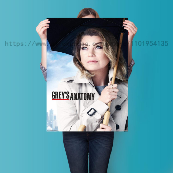 grey-s-anatomy-โปสเตอร์โปสเตอร์ผ้าใบตกแต่ง-room-bar-cafe-decor-ของขวัญพิมพ์-art-wall-ภาพวาด