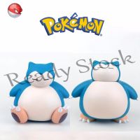 【hot sale】 ✗❦❆ B09 Pokemon Money Box Anime Figures Snorlax Piggy Bank Toys Pokect Monster Cartoon Vinyl Snorlax Coin Collection Model Kids Gifts