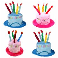 เค้กวันเกิดหมวกเทียนวันเกิดหมวกผู้ใหญ่สุขสันต์วันเกิดพรรคตกแต่งเด็กหมวกของขวัญวันเกิดตกแต่ง