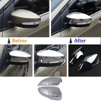 Hans1 Kuga 2013 2014 2015 2016 Car Decoration Back Rear View Rearview Side Door Mirror Cover Stick Trim Frame 2pcs