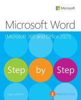 หนังสืออังกฤษใหม่ Microsoft Word Step by Step (Office 2021 and Microsoft 365) (Step by Step) [Paperback]