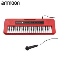 [ammoon]BIGFUN 37 Key Electronic Piano / Keyboard with Mini Microphone Preset 10 Demos Supports Recording Headphone/ Aux in Jack