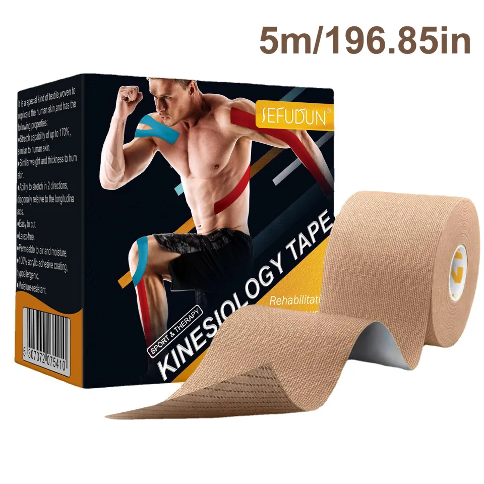 Kinesiology Tape Muscle Bandage Sports Cotton Elastic Adhesive Strain
