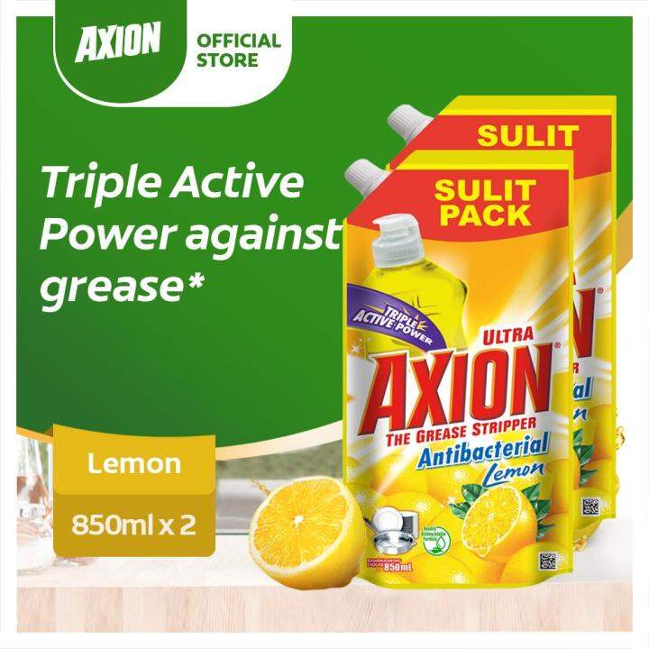 practical [24 hour Germ Kill] Axion Antibacterial Dishwashing Liquid