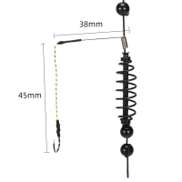 15G20G25G30G ตะขอตกปลาเหยื่อประดิษฐ์กรงชุดตกปลา Feeder Baitholder ปลาคาร์พ Sinker สายหมุนตกปลา Feeder.2023