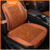 Lót ghế và tựa lưng ô tô hạt gỗ massage cho xe hơi, xe khách, xe tải, ghế văn phòng cao cấp