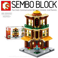 บล็อกตัวต่อร้านค้า SEMBO BLOCK SD6097 จำนวน 142 ชิ้น