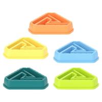 Dog Slow Feeder Dog Food Bowls Slow Feeder Small Breed Triangle Slow Food Bowl Anti-choking Slow Food Bowl Dog Bowl Pet Slower Food Feeding Bowls Stop Bloat richly