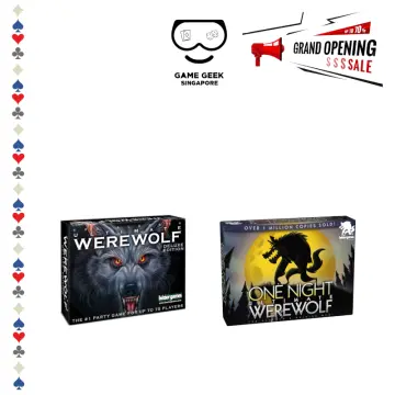 2 Types One Night Ultimate Werewolf Game English Cards Board Game