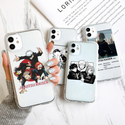 TAOYUNXI จุ๋ยวรัทยา Kaisen ซิลิโคนเคสโทรศัพท์สำหรับ IPhone 11 12 Pro Mini Max IPhone 11 Pro Max X XR XS SE 2020 6 6S 7 8 Plus ครอบคลุมเคสโทรศัพท์ S กันกระแทกเคส TPU ฝาครอบ Ultra-Thin