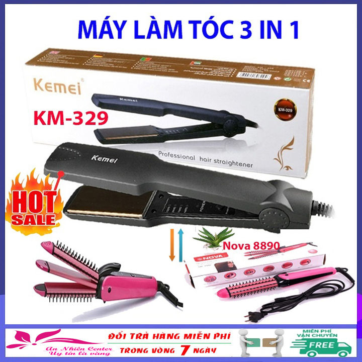 Máy Duỗi Tóc Kemei KM-329/Nova 8890 là thiết bị chăm sóc tóc hoàn hảo cho các cô nàng muốn tạo kiểu tóc mượt mà và óng ả. Được thiết kế nhẹ nhàng, Máy Duỗi Tóc Kemei/Nova sẽ giúp bạn xử lý tóc một cách nhanh chóng và hiệu quả, mà không làm hư tóc.