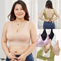 SB-2204 บราตะขอหลัง  บราไร้โครงเหมาะสำหรับสาวอวบ เสื้อในตะขอหลัง