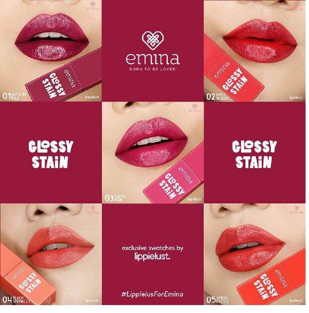 Emina Glossy Stain 3 g Lip Tint Lazada Indonesia