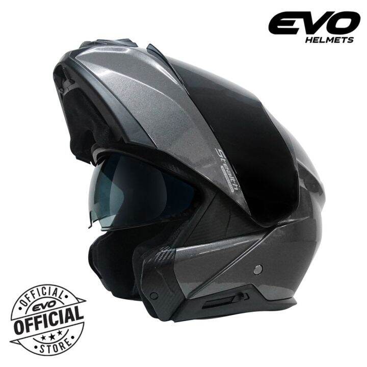 Evo Vxr Plain Modular Dual Visor Helmet Lazada Ph