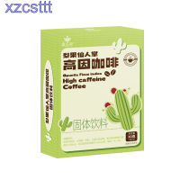 Xzcsttt ผลไม้ลูกแพร์กระบองเพชร High Factor กาแฟดำสำเร็จรูป0ซูโครสเต็มท้องผงกาแฟ30กรัม