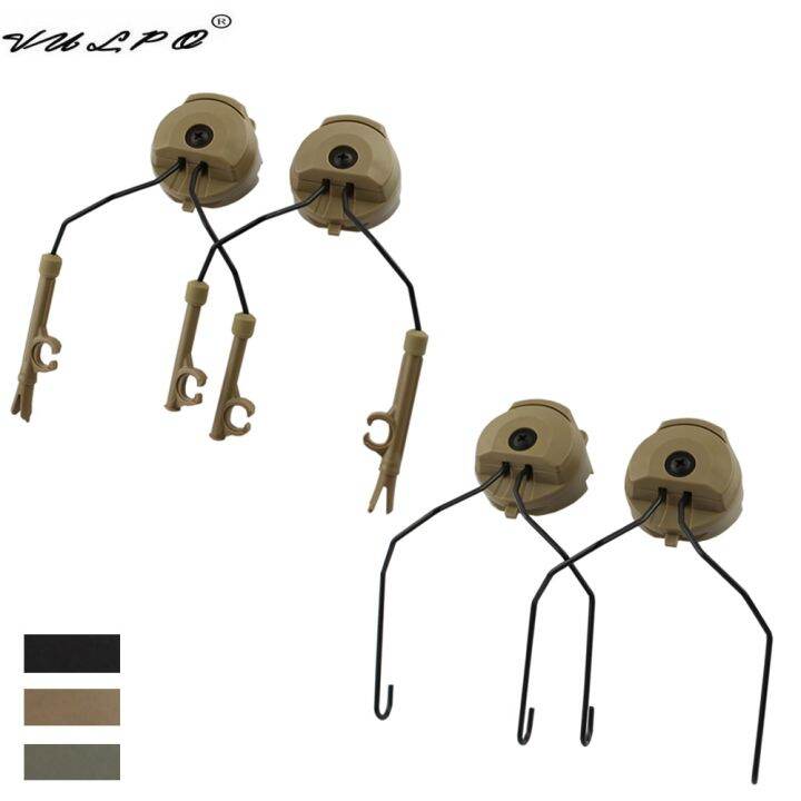 VULPO Tactical Helmet Accessories Military Headset Holder Fast Helmet