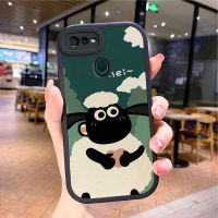 เคส OPPO A12 เคส case Shawn the Lamb leather ซิลิโคนนุ่มกล้องหน้าเต็มหน้า ป้องกันกล้อง กันกระแทก ฝาหลัง