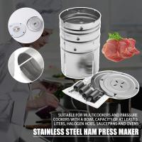 Press Ham Housing Stainless Steel Press Ham Maker Meat Seafood Homemade Fish Specialties Poultry S4B8