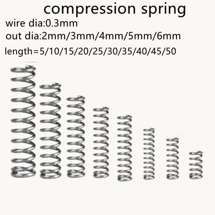 20pcs-0-3mm-compression-spring-outer-dia-2mm-3mm-4mm-5mm-6mm-stainless-steel-micro-small-compression-spring-length-5mm-50mm-spine-supporters
