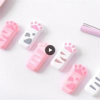 Cute Correction Kawaii Stationery Roller Glue Solid Color Altered Tape School Office Supplies Cat Claw Correction Tape Student Correction Liquid Pens