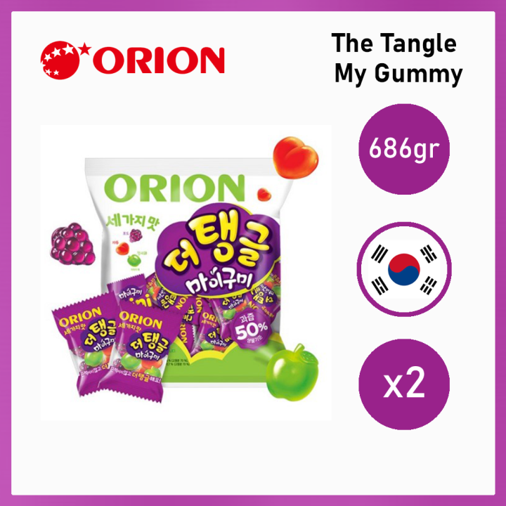 ORION The Tangle My Gummy Korean Jelly 686gr x 2pcs 100% ORIGINAL ...