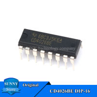 10Pcs Original CD4026BE DIP-16 CD4026 DIP16 Logic ชิป IC ใหม่