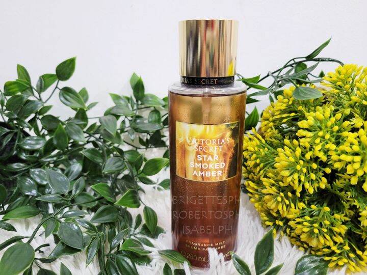 Victorias Secret Star Smoked Amber Cosmic Botanical Fragrance Mist