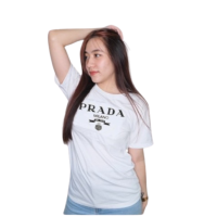 เสื้อแขนสั้น PRADA สีขาว