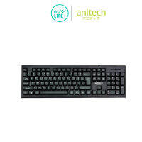 Anitech Standard Keyboard คีย์บอร์ดคุณภาพ แบบมีสาย (TH/EN)รุ่น P202 รับประกัน 2 ปี