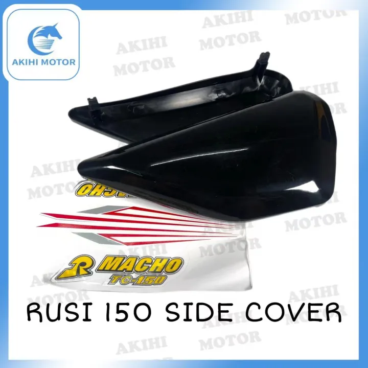 [AKIHI MOTOR] MOTORCYCLE PARTS SIDE COVER RUSI 150 A75 | Lazada PH