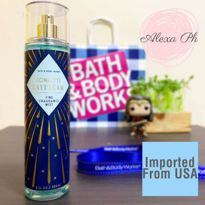 Bath and Body Works, CONFETTI DAYDREAM, Fine Fragrance Mist (236 ml) Lazada PH