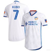 Jay 2020 MLS Yuya Kubo FC Cincinnati Jersey Short Sleeve Football T-shirt Sports T-shirt Large