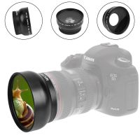 49/52/58/62/67/72mm 0.45X Ultra Wide Fisheye Lens with Macro Lens PHD Lens Circular Camera Lens