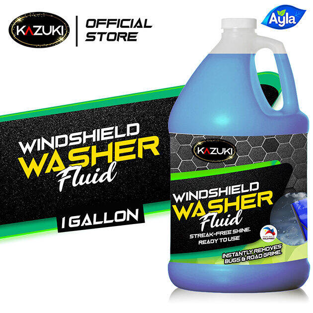 Kazuki Windshield Washer Fluid, UltraConcentrated, Removes Grime