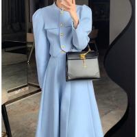 COD DSFGERTGYERE Net red with the same suit 2022 summer new style small fragrance short suit jacket female niche high waist skirt two-piece