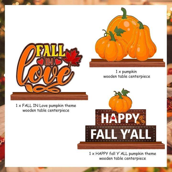 jollyboom-fall-โต๊ะไม้กลาง3ชิ้นป้ายไม้ตก-happy-fall-yall-fall-in-love-ฟักทองไม้โต๊ะยืน-decors-สำหรับวันขอบคุณพระเจ้า-fall-in-love-ตกแต่งห้องอาบน้ำเจ้าสาว