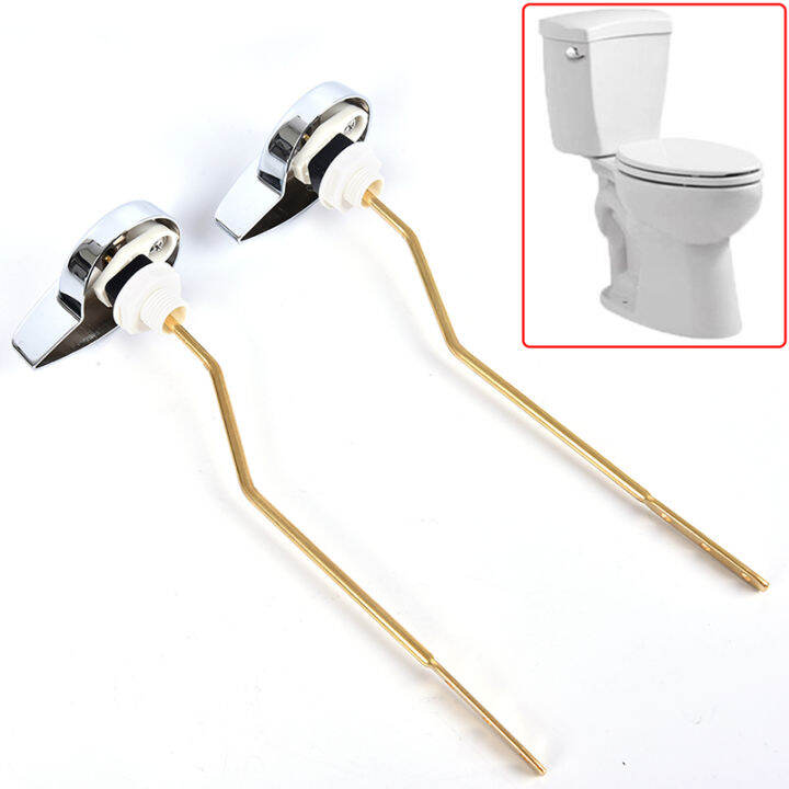 1 PC Side Mount Toilet Flush Lever Handle For Angle Fitting Toilet Tank