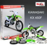 Maisto 1/12 1:12 Scale Kawasaki KX 450 F Off Road Motocross Motorcycle Assembly Display Collectible Models Children Boys Kid Toy