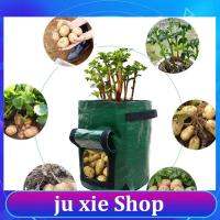 JuXie store PE Planter Bag Potato Grown Bags Wall Vertical Garden Hanging Flower Vegetable Plants Pouch Pockets Garden Supplies